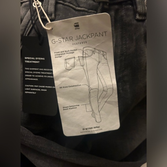 ❤️G Star Raw Jackpant Mid SKINNY JEANS NWT new Size 26 - Picture 5 of 10